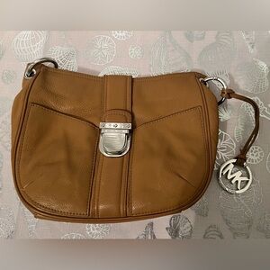 Michael Kors Brown Leather crossbody purse